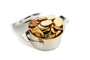 Topf mit Geld