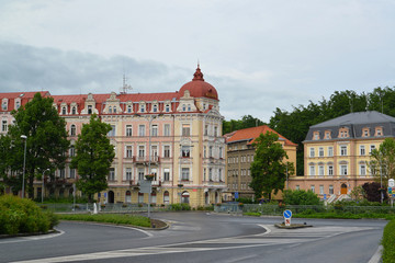 Obraz premium Type of the resort of Karlovy Vary, Czech Republic