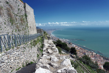 Salerno - Veduta panoramica dal Castello Medioevale Arechi