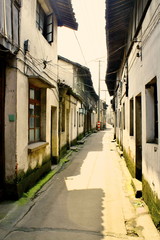 Fototapeta premium 中国の古い路地