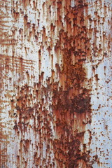 Iron surface rust