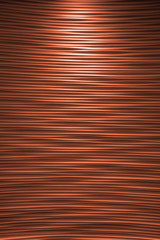 Wand mit Lichtkegel, rot