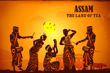 Culture of Assam - obrazy, fototapety, plakaty
