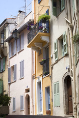 The street of old Cannes, French Riviera
