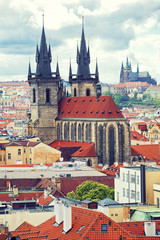 Beautiful view to Prague
