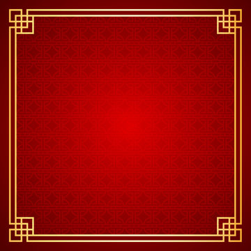 Chinese traditional Template  on Seamless Pattern Background 