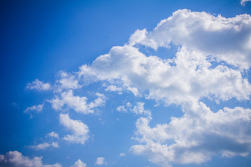 blue sky background with white clouds