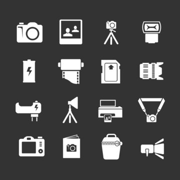 Set icons of photo