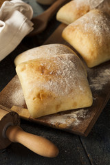 Fresh Homemade Ciabatta Buns