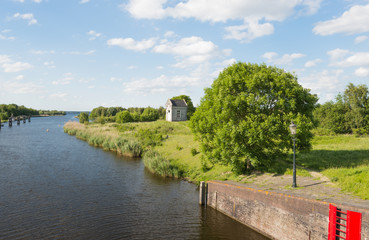 Fototapeta premium Nature area with a small harbor