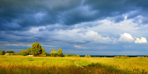 Fototapeta premium Перед дождем