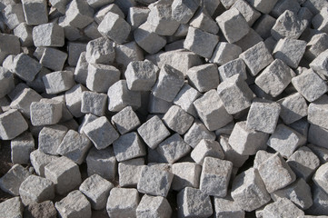 cobbled stones
