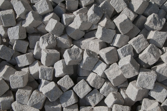 cobbled stones