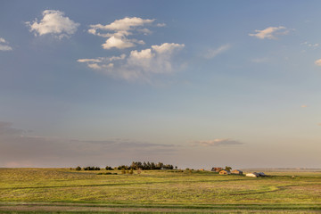 Obraz premium Colorado farmland and prairie