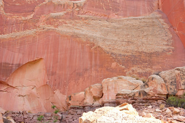 Petroglyphs in the Capitol Reef National Park
