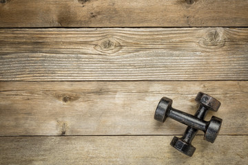 dumbbells - exrecise concept