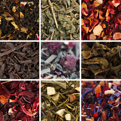 Tea collage