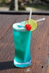 Blue Hawaiian cocktail