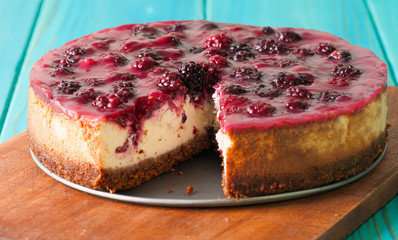 blackberry cheesecake