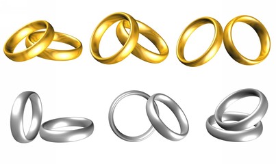 Gold rings