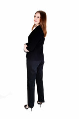 Obraz premium Business woman standing.
