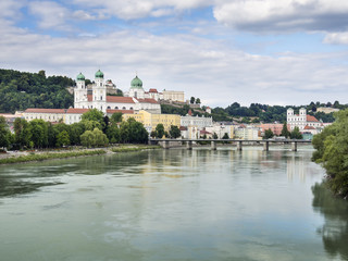 Fototapeta na wymiar View to Passau