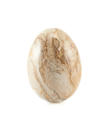 Egg made of stone isolated