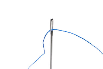 needle and thread close up