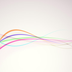Bright colorful rainbow lines merry background