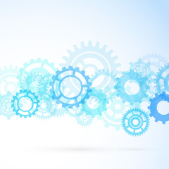 Gear contemporary mechanical background