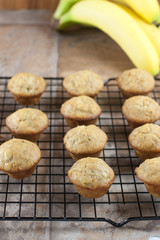 Mini Banana Muffins