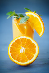 fresh and fruity brew with oranges