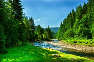 mountain river