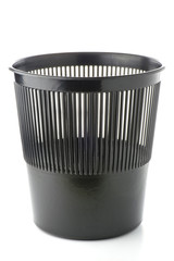 Office plastic black garbage bin