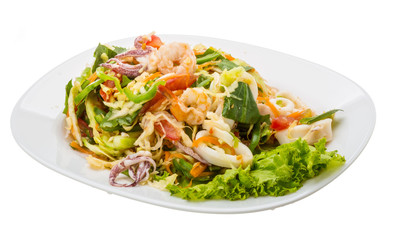 Asian seafood salad