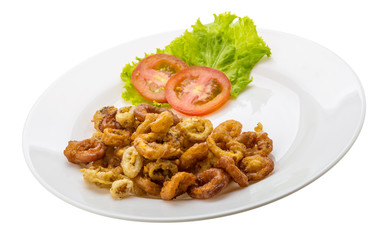 Fried squid rings