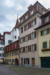Fototapeta na wymiar Street in Lucerne