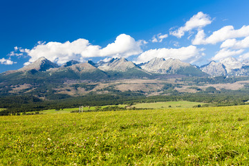 Obraz premium Western part of Vysoke Tatry (High Tatras), Slovakia