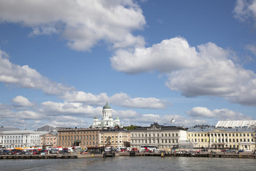 market and harbor front of helsinki