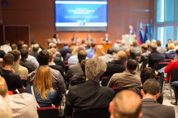 Obraz premium Audience at the conference hall.