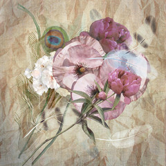 floral design iris, bouquet