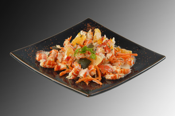 assiette écrevisse
