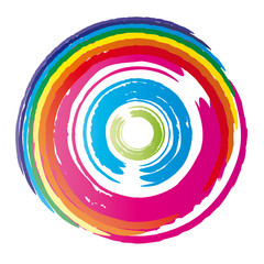 Esoterik - farbiger Kreis