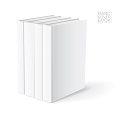 Naklejka premium Hard Cover Book Template