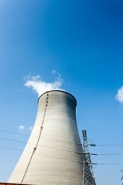Cooling tower in power plant