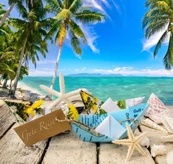Badezimmer Foto Rückwand Gute Reise: Karibik genießen :) © doris oberfrank-list