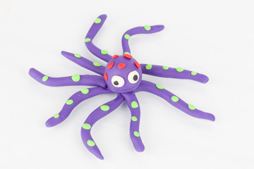 Plasticine  octopus.
