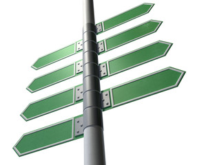 Left Right Blank Direction Sign Collection