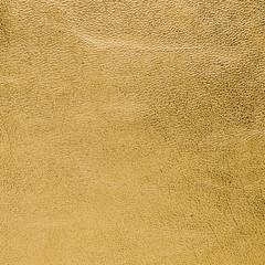 Golden color leather