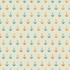 Anchor seamless pattern.